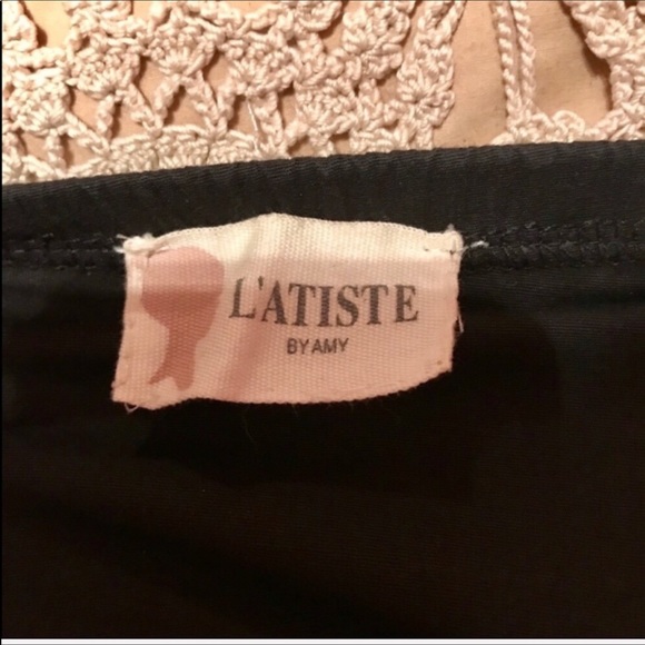 L’atiste by Amy Dress black size medium - Picture 6 of 8